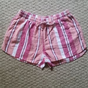 Cute Pink Drawstring Shorts